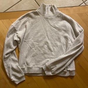 New American Eagle crop top mock neck